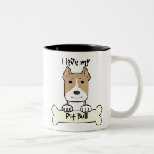 I Liebe mein Pitbull Kaffee Tasse