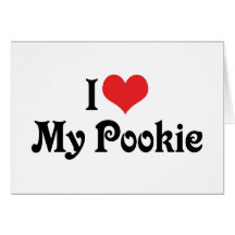 I Liebe mein Pookie Karten