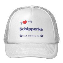 I Liebe mein Schipperke (weiblicher Hund) Caps