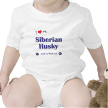 I Liebe mein sibirischer Schlittenhund (männlicher Shirts