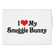 I Liebe mein Snuggle-Häschen Karte