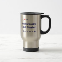 I Liebe mein Terrier Staffordshires Stier (weiblic Kaffee Tassen