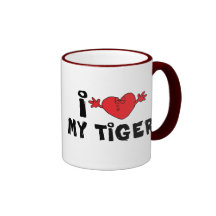 I Liebe mein Tiger Tee Tasse