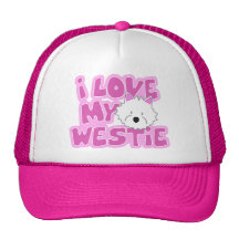 I Liebe mein Westie Hut Retrokappen