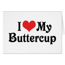 I Liebe meine Butterblume Karten