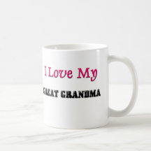 I Liebe meine große Großmutter Kaffeetasse