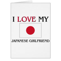 I Liebe meine japanische Freundin Karte