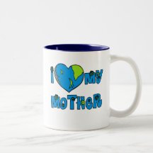 I Liebe meine Mutter-Erdt-shirts, Becher Haferl