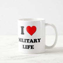 I Liebe-Militär-Leben Kaffee Haferl