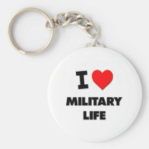 I Liebe-Militär-Leben Schlüsselband