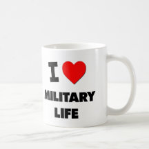 I Liebe-Militär-Leben Teetassen
