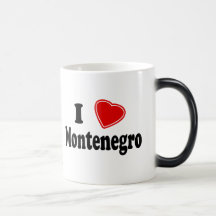 I Liebe Montenegro Tassen