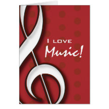 I Liebe-Musik-Karte