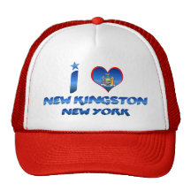 I Liebe neues Kingston, New York Retromütze