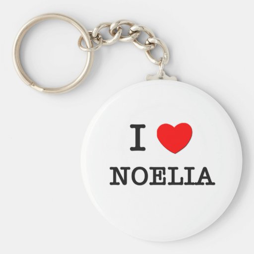 I Liebe Noelia Schlüsselanhänger