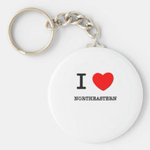 I Liebe nordöstlich Schlüsselanhänger