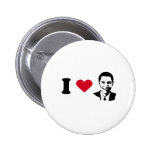 I Liebe Obama Anstecknadelbutton