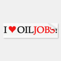I Liebe-Öl-Jobs! Autosticker