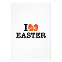 I Liebe Ostern Ankündigungskarte