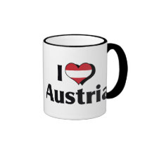 I Liebe-Österreich-Flagge Tee Haferl
