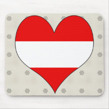 I Liebe Österreich Mousepad