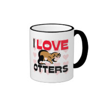 I Liebe-Otter Kaffee Tassen