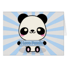 I Liebe-Panda Karten