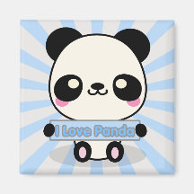 I Liebe-Panda Magnete
