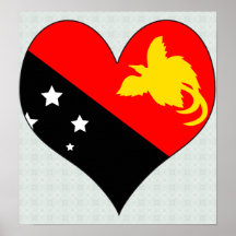 I Liebe Papua-Neu-Guinea Plakat