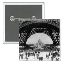 I Liebe Paris Anstecknadelbutton