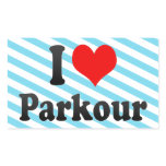 I Liebe Parkour aufkleber