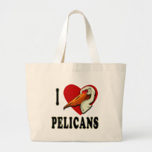 I Liebe-Pelikan-T-Shirts, Kinderkleid Taschen