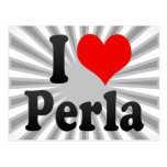 I Liebe Perla postkarten