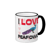 I Liebe-Pfauen Teetasse