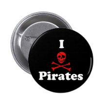 I Liebe-Piraten Anstecknadel