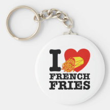 I Liebe-Pommes-Frites Schlüsselband
