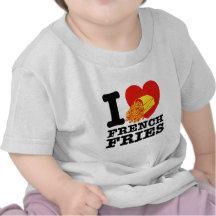 I Liebe-Pommes-Frites Shirts