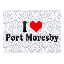 I Liebe Port Moresby, Papua-Neu-Guinea Postkarten