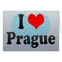 I Liebe Prag, Tschechische Republik Grußkarten