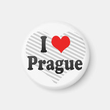 I Liebe Prag, Tschechische Republik Kühlschrankmagnet