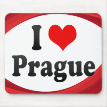 I Liebe Prag, Tschechische Republik Mousepad