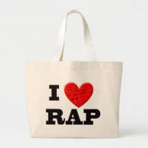 I Liebe-Rap Einkaufstaschen