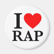 I Liebe-Rap Kühlschrankmagnete