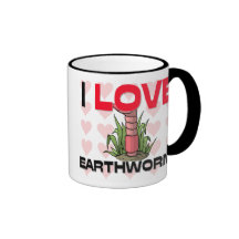 I Liebe-Regenwürmer Tee Tasse