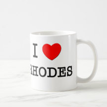 I Liebe Rhodos Teetasse