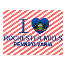 I Liebe-Rochester-Mühlen, PA Postkarten