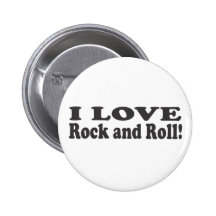 I Liebe-Rock-and-Roll! Anstecknadelbuttons
