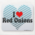 I Liebe-rote Zwiebeln Mousepad