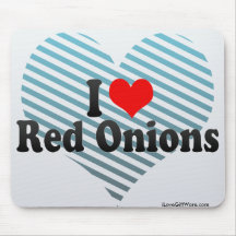 I Liebe-rote Zwiebeln Mousepad