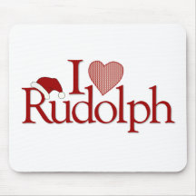 I Liebe Rudolph Mauspad